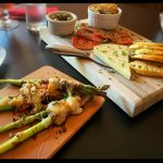 Photo of small appetizer and cheese plates at a local Albany restaurant, Sweet Red Bistro