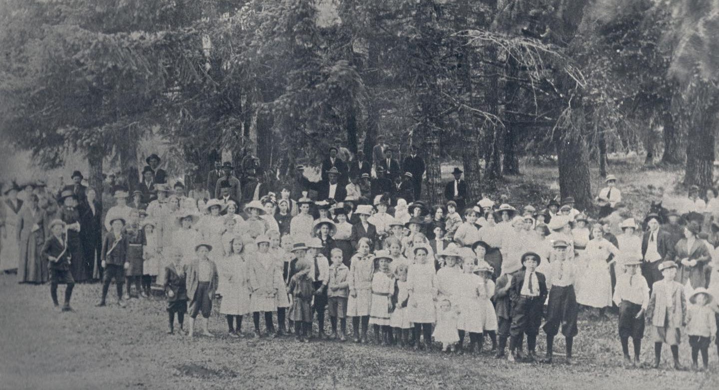 photo of first Linn county Oregon Pioneer Picnic