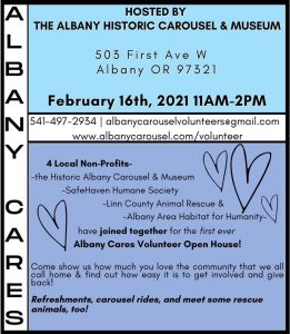 Albany Cares Volunteer Open House @ Historic Carousel & Museum | Albany | Oregon | United States