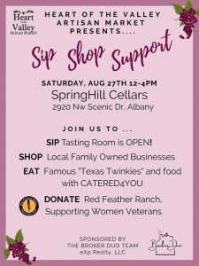 Sip, Shop, Support @ Springhill Cellars Winery | Albany | Oregon | United States