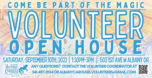 Be A Carousel Volunteer @ Historic Carousel & Museum | Albany | Oregon | United States