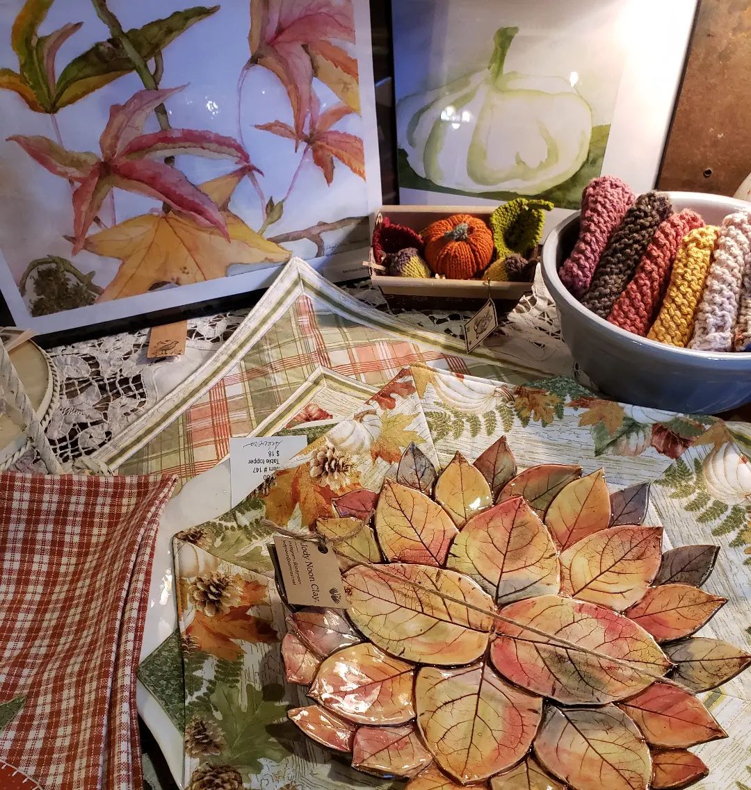 photo of fall theme crafts