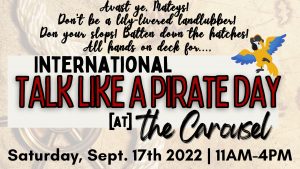 Talk Like A Pirate Day @ Historic Carousel & Museum | Albany | Oregon | United States