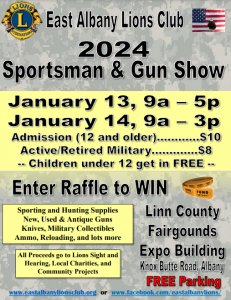 East Albany Lions Club Sportsman & Gun Show @ Linn County Fair & Expo | Albany | Oregon | United States