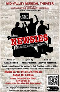 Disney's Newsies: the Broadway Musical @ Albany Performing Arts Center | Albany | Oregon | United States