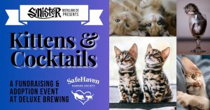 Kittens & Cocktails @ Deluxe Brewing & Sinister Distilling | Albany | Oregon | United States