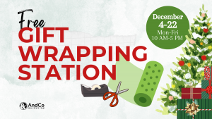 Free Gift Wrapping Station @ AndCo Office in the Heritage Mall | Albany | Oregon | United States