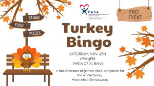 Turkey Bingo @ YMCA of Albany | Albany | Oregon | United States