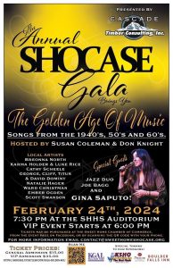 SHOCASE GALA - The Golden Age of Music @ Sweet Home High School | Sweet Home | Oregon | United States